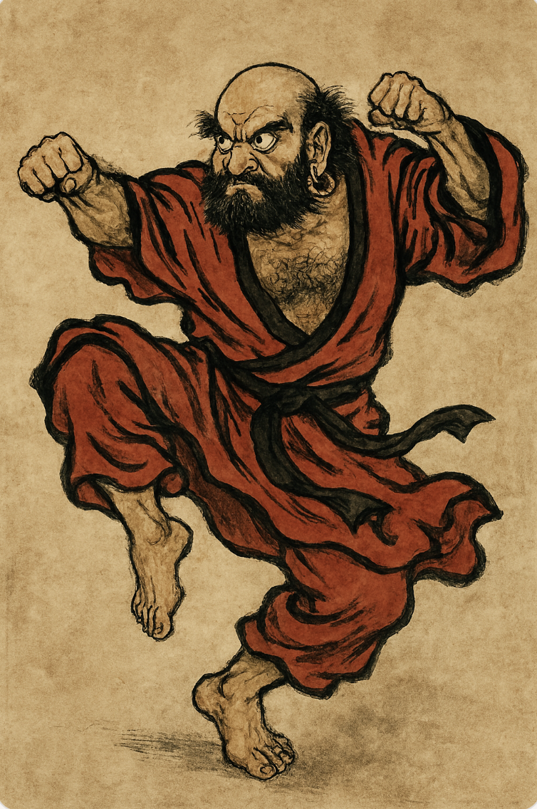 Bodhidharma, 28ème patriarche du bouddhisme méditatif